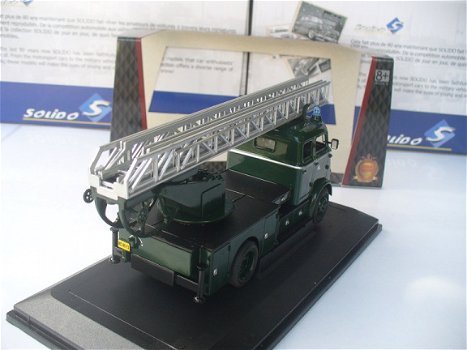 Yatming 1/43 Daf A1600 Brandweer Ladderwagen Leger - 4