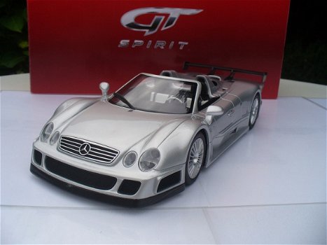 GTSpirit 1/18 Mercedes Benz CLK GTR Cabrio Zilver - 2