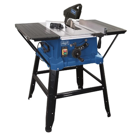 Circelzafelzaag + verbreders 230 V, 2000W HM zaagblad 254x30 met onderstel - nr. 1