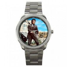 Dirty Harry "In Action" Stainless Steel Horloge