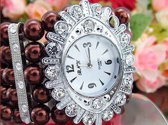 Mooi Pearl Dames Horloge (J-10) - 3
