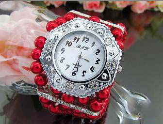 Mooi Pearl Dames Horloge (J-7) - 1