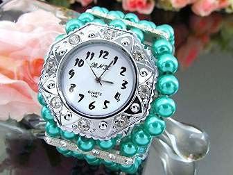 Mooi Pearl Dames Horloge (J-3) - 1