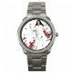 Celine Dion Red Blossom Stainless Steel Horloge - 1 - Thumbnail