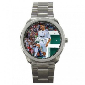 Cristiano Ronaldo/Real Madrid Stainless Steel Horloge - 1