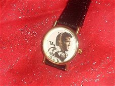 Elvis Presley Roterend Muzieknoot Horloge