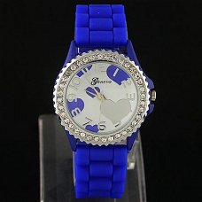 Mooi Hearts Geneva Dames Horloge (G-6)