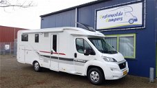 Adria Coral Plus 670 SL 130pk Enkele Bedden Garage 22.800km