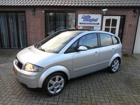 Audi A2 - 1.4 S Line met Leer Cruise Youngtimer - 1