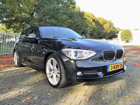 BMW 1-serie - 114i SPORTLINE ECC-CLIMA NAVI XENON-LED VERLICHTIN G 18