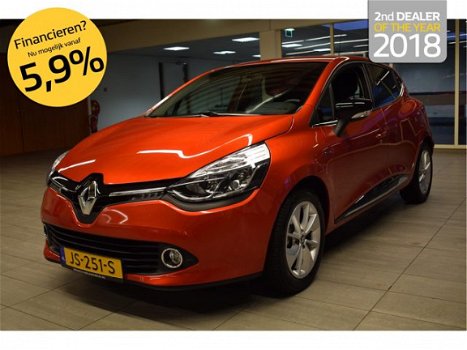 Renault Clio - 0.9 TCe Eco2 Limited AIRCO/NAVIAGATIE GROOTSCHERM/ LICHTMETALEN VELGEN - 1