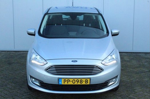 Ford C-Max - 1.0-126pk. Titanium. Airco, navi, trekhaak Ruime hoogzitter - 1