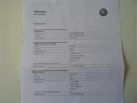 Volkswagen Golf - 1.0 TSI Trendline * NAVIGATIE * LED * 1e EIGN - 1
