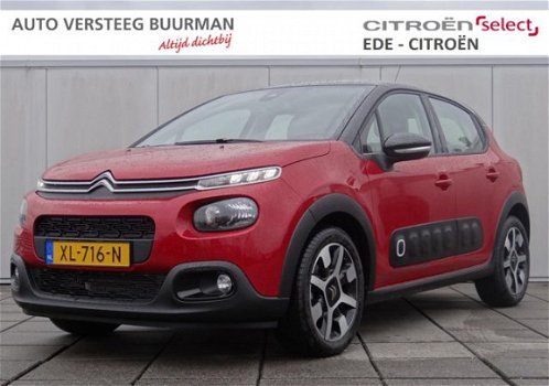 Citroën C3 - 1.2 110pk PureTech Shine Automaat Camera, Navigatie, DAB+ - 1