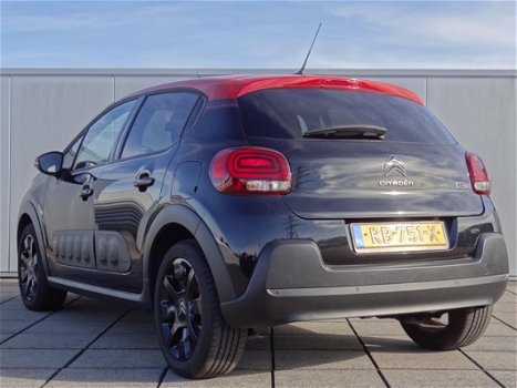 Citroën C3 - 1.2 PureTech S&S Shine Navigatie, Zwarte velgen 17'', Rood dak, Apple Carplay, Android - 1
