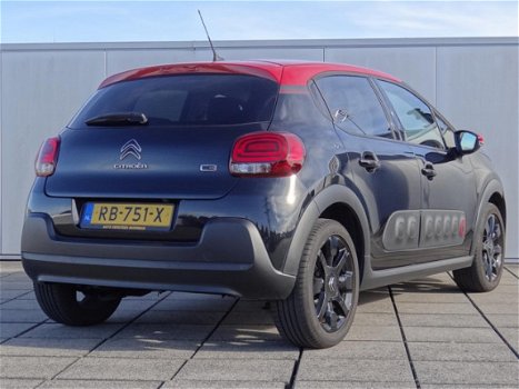 Citroën C3 - 1.2 PureTech S&S Shine Navigatie, Zwarte velgen 17'', Rood dak, Apple Carplay, Android - 1