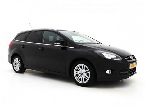 Ford Focus Wagon - 1.6 TDCI ECOnetic Lease Titanium *VOLLEDER+NAVI+PDC+CRUISE - 1