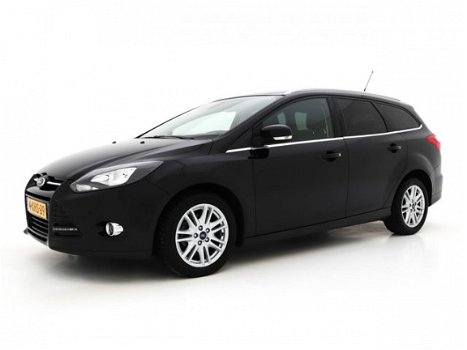 Ford Focus Wagon - 1.6 TDCI ECOnetic Lease Titanium *VOLLEDER+NAVI+PDC+CRUISE - 1