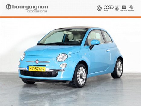 Fiat 500 C - 1.2 Popstar , Soft Top, Airco, Parkeersensoren - 1