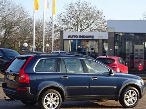 Volvo XC90 - XC90 2.4 D5 Exclusive automaat, bj.2003, blauw, leder, airco, APK 07/2020, NAP met 5548 - 1