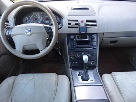 Volvo XC90 - XC90 2.4 D5 Exclusive automaat, bj.2003, blauw, leder, airco, APK 07/2020, NAP met 5548 - 1