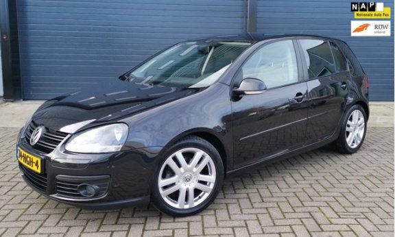 Volkswagen Golf - 1.4 TSI GT SPORT 103KW DSG 2008 Zwart LEDER - 1