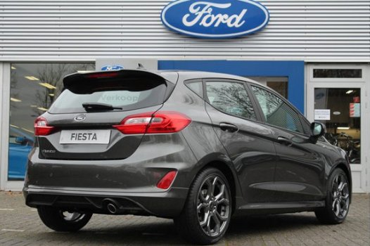 Ford Fiesta - 1.0EB 100PK ST-LINE | VOORDEEL | NAVI | CLIMATE | GROTE SPOILER | VOORRUITVERW - 1