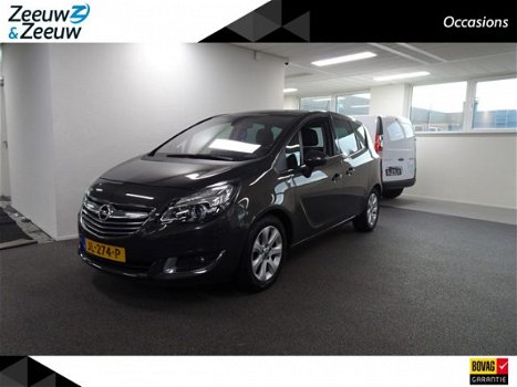 Opel Meriva - 1.4 Turbo Cosmo | LEREN BEKLEDING | SENSOR ACHTER | RADIO | AUTOMATISCH DEURVERGRENDEL - 1