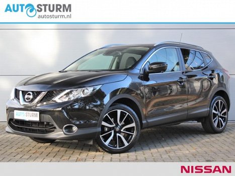 Nissan Qashqai - 1.5 dCi Tekna | Panoramadak | Leder | Stoelverwarming | 360° Camera | Dodehoek Dete - 1