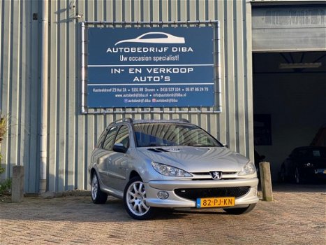 Peugeot 206 SW - 1.6-16V Quiksilver 2004 Grijs Clima APK NAP - 1