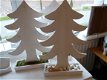 Wit houten kerstboom - 1 - Thumbnail