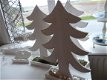 Wit houten kerstboom - 3 - Thumbnail