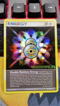 Double Rainbow Energy 87/106 Rare (reverse) Ex emerald - 0