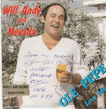singel Will Andy & Nevada - Olé Pepe / Love me - 2