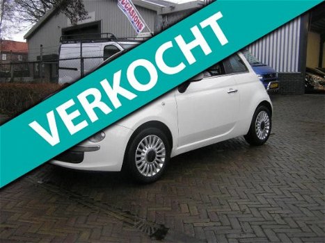 Fiat 500 - 1.3 JTD Lounge airco sturbekr Panoramadak nieuwe apk - 1