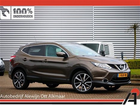 Nissan Qashqai - 1.2 Tekna , Leer, Navi, Panoramadak, Led, Keyless - 1