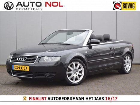 Audi A4 Cabriolet - 2.4 V6 Exclusive Leder Clima Stoelverw Cruise Lm17'' Handgesch Cabrio , Youngtim - 1