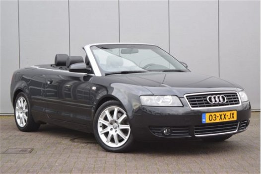 Audi A4 Cabriolet - 2.4 V6 Exclusive Leder Clima Stoelverw Cruise Lm17'' Handgesch Cabrio , Youngtim - 1