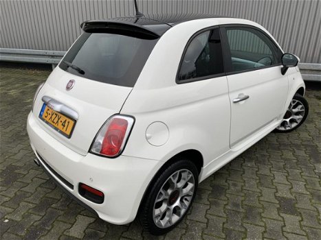 Fiat 500 - 0.9 TwinAir TURBO 500SPORT AIRCO 1/2LEDER SP.STOEL PDC LMV - 1