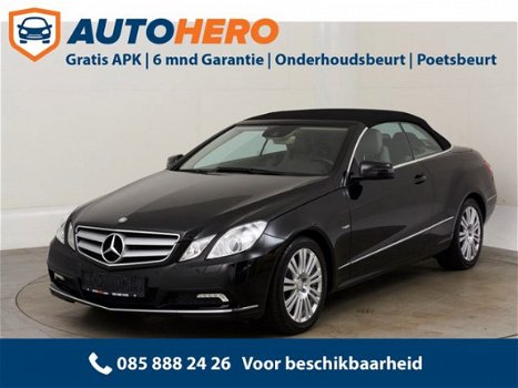 Mercedes-Benz E-klasse Cabrio - 250 CGI BlueEfficiency Elegance 205PK MB86337 | Automaat | Leder | X - 1