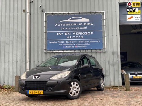 Peugeot 307 - 1.4 XR Zwart 2006 Airco Trekh APK NAP Netjes - 1