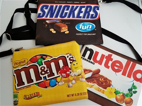 Trendy Festival tas M&M's - Snickers - Nutella OP=OP - 1