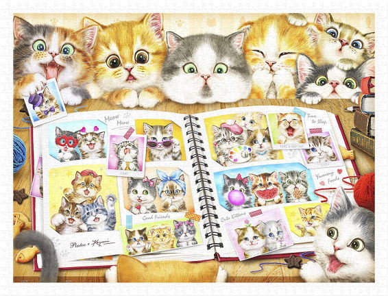 Pintoo - Kitten Memory Album - 1200 Stukjes - nr. 1
