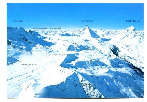 A041 Zermatt Skigebiet Stockhorn Gornergrat Schwarzsee / Zwitserland - 1