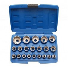 Dopsleutelset 1/2", 21 Delig, 12 Kant Doppen