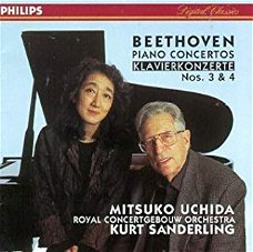 Mitsuko Uchida ‎– Beethoven: Piano Concertos Nos. 3 & 4  (CD)