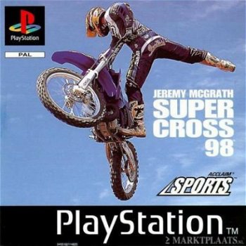 Playstation 1 ps1 jeremy mcgrath supercross 98 - 1