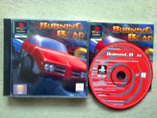 Playstation 1 ps1 burning road