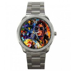 Michael Jackson Multi-Colour Art Stainless Steel Horloge