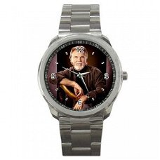 Kenny Rogers Stainless Steel Horloge